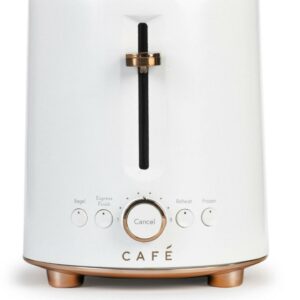 Cafe 2-Slice Toaster, Natural Finish with Extra-Wide Slots and Extra Lift