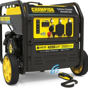 Champion Power Equipment 200953 4250-Watt Open Frame Inverter, Remote Start