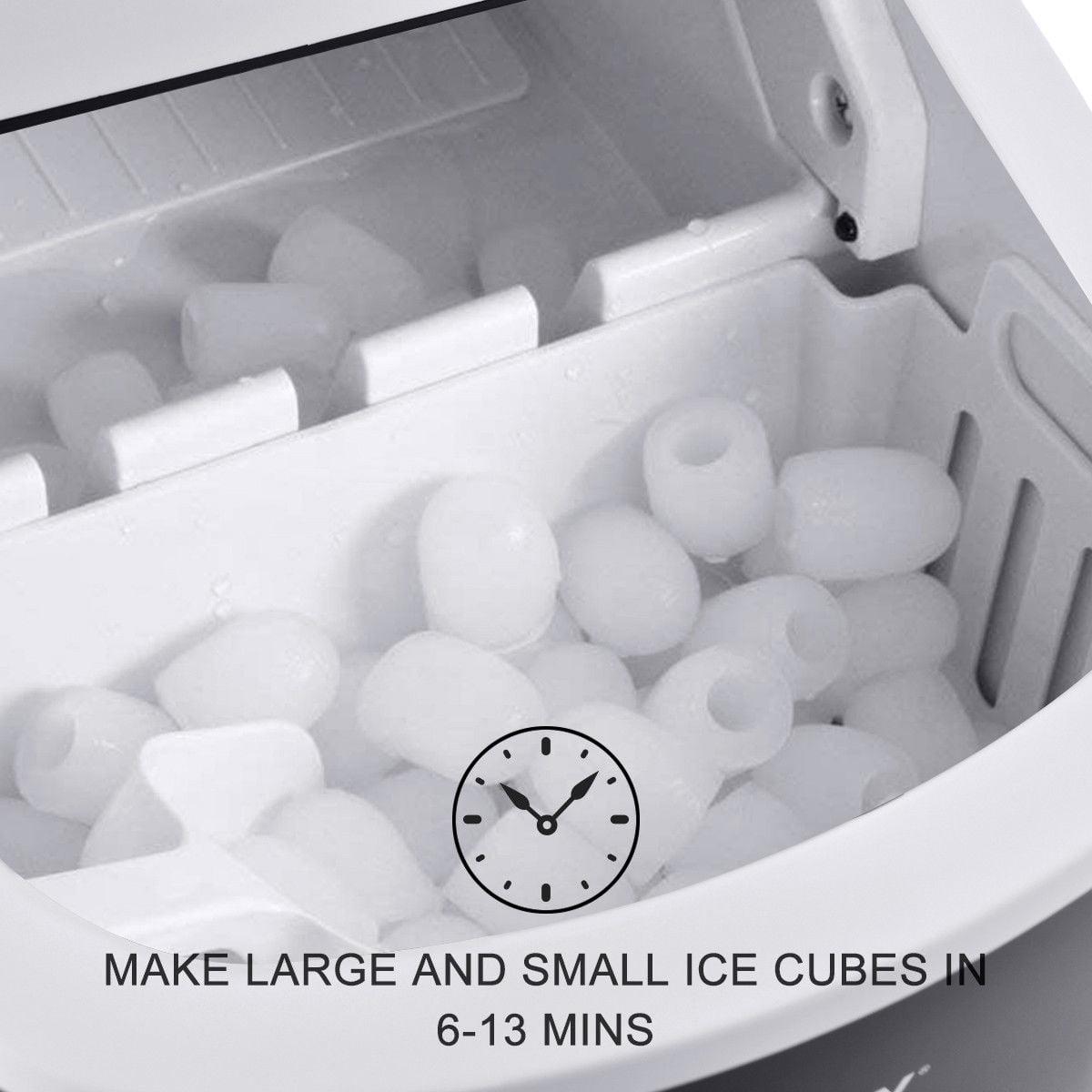 Costway Black Portable Compact Electric Ice Maker Machine Mini Cube 26lb/Day - Image 6