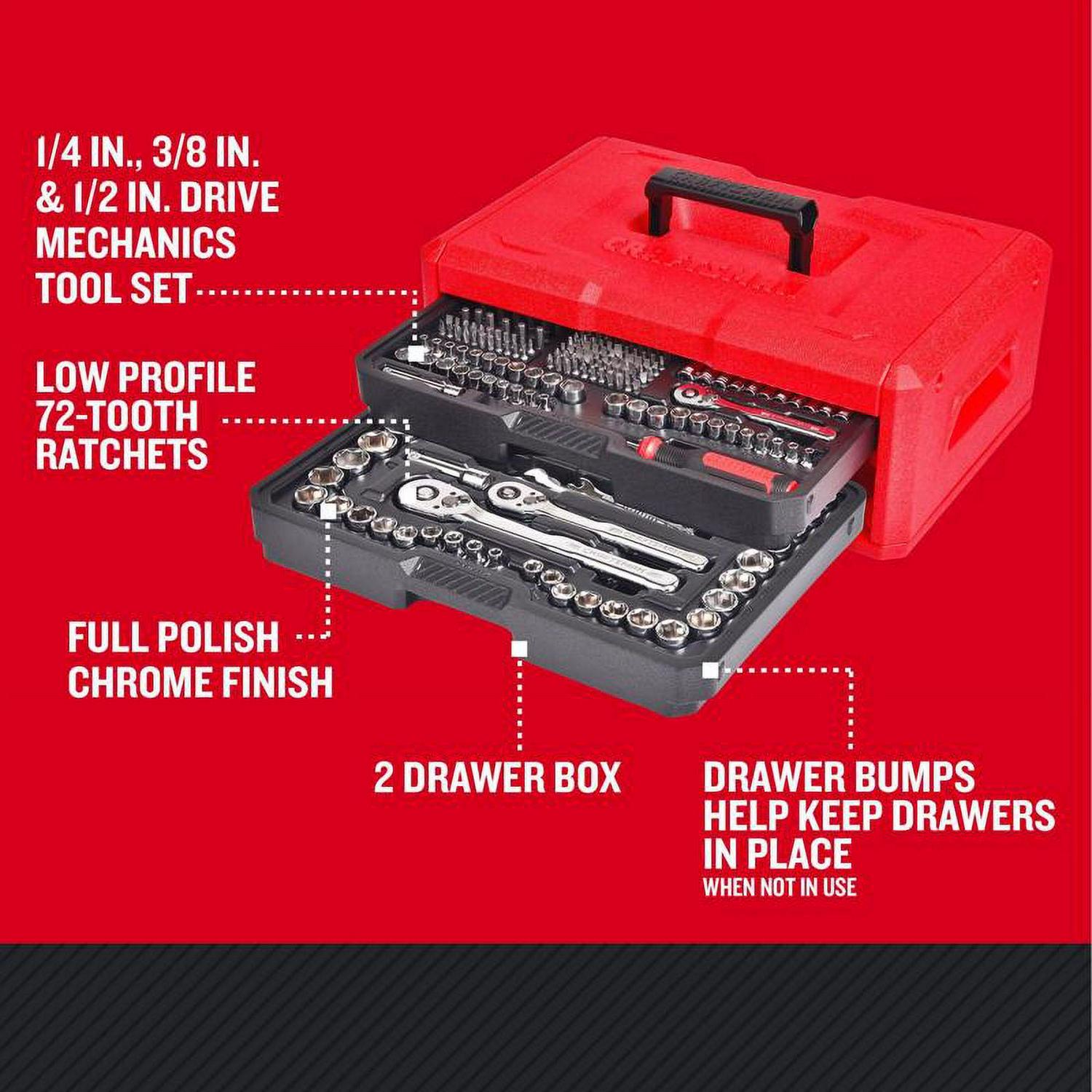 CRAFTSMAN CMMT45256 Universal Mechanics Tool Set, 256 Count - Image 2