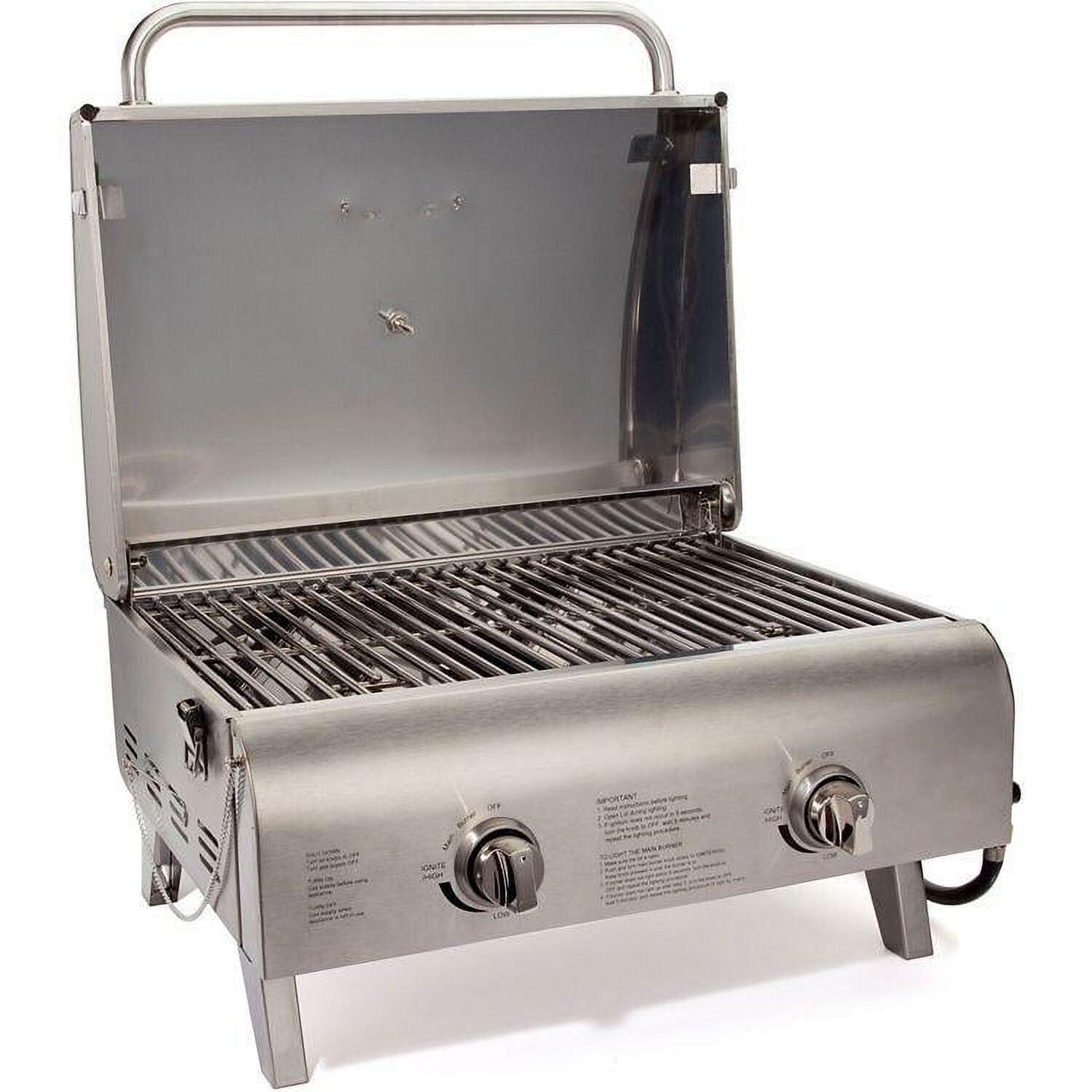 Cuisinart Gas Chef's Style Tabletop Grill, Stainless Steel - Image 3