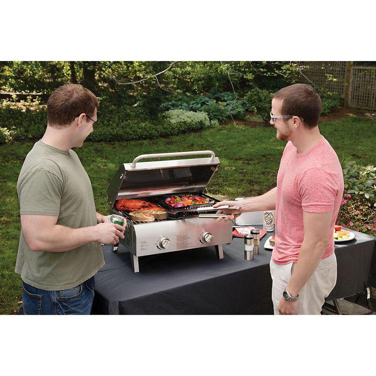 Cuisinart Gas Chef's Style Tabletop Grill, Stainless Steel - Image 10