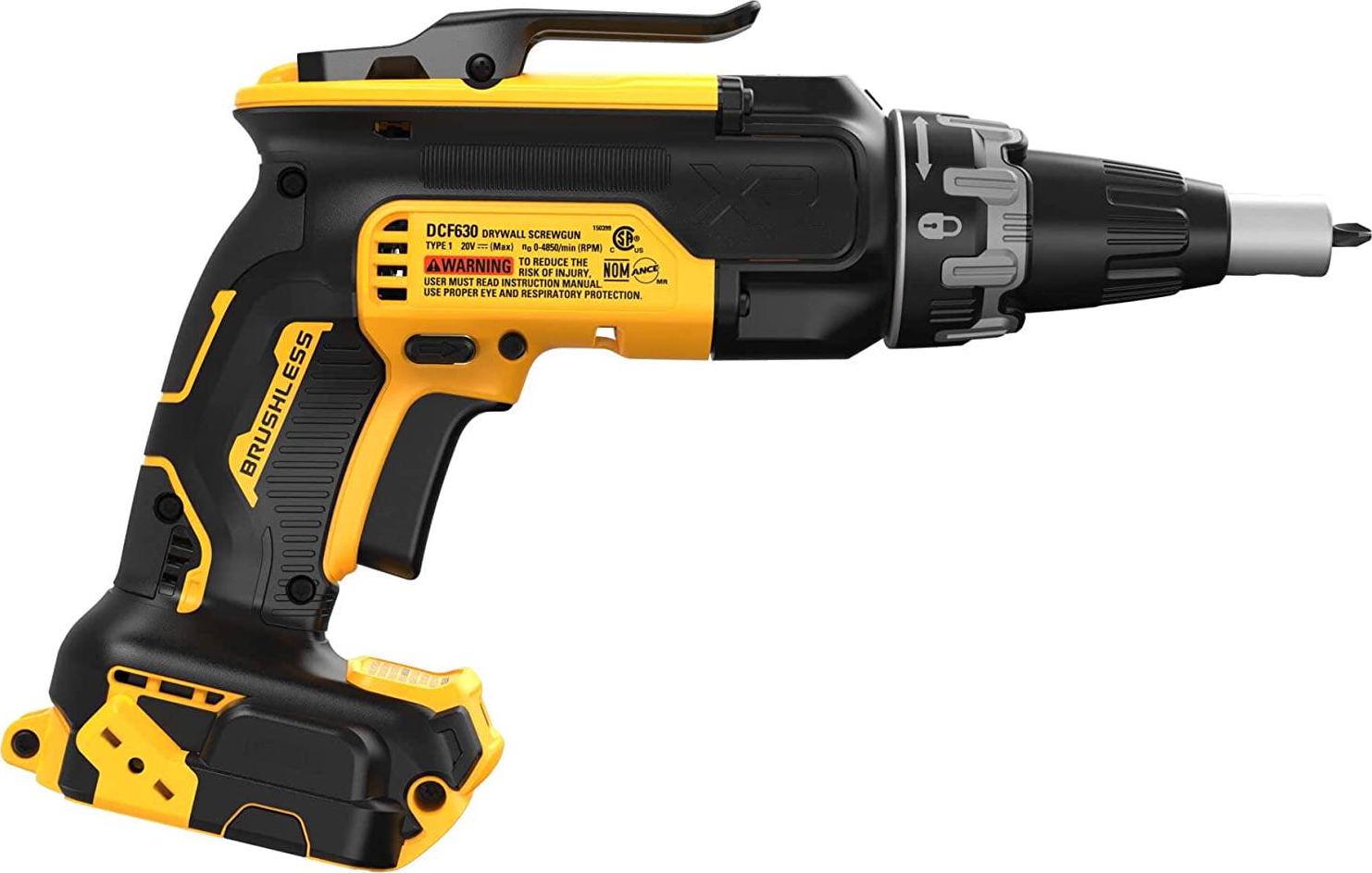 DEWALT 20V Max Drywall Screwgun Tool Only (DCF630B) - Image 4