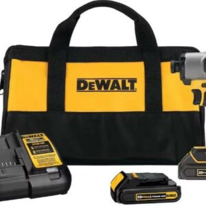 DEWALT Brushless 20-volt Max 1/4-in Variable Speed Brushless Cordless Impact Driver DCF840C2