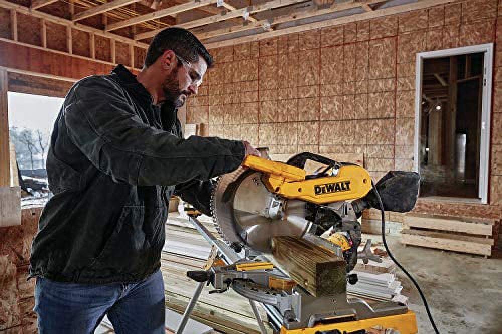 DEWALT 308351915 12 in. 15 Amp Compound Double Bevel Miter Saw - Image 8