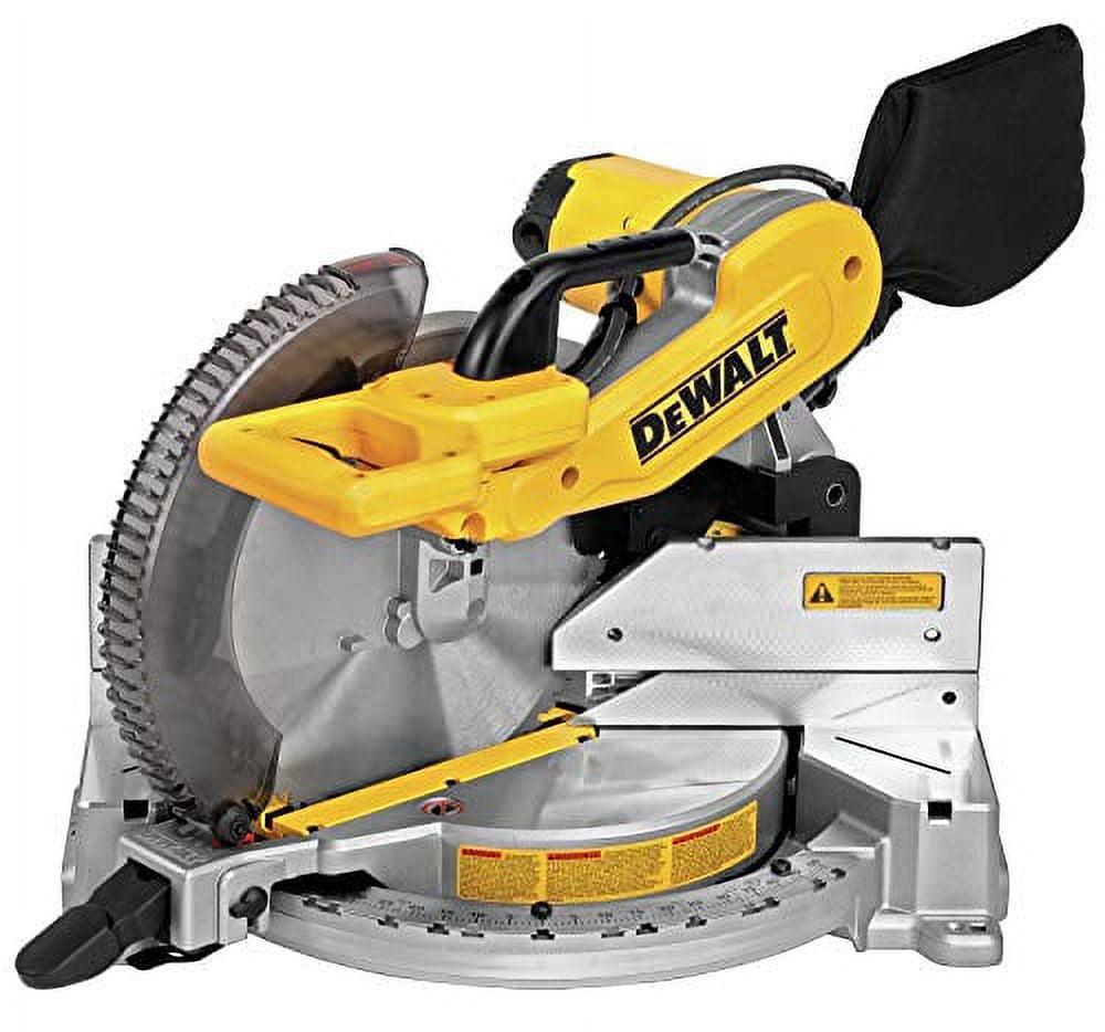 DEWALT 308351915 12 in. 15 Amp Compound Double Bevel Miter Saw - Image 7