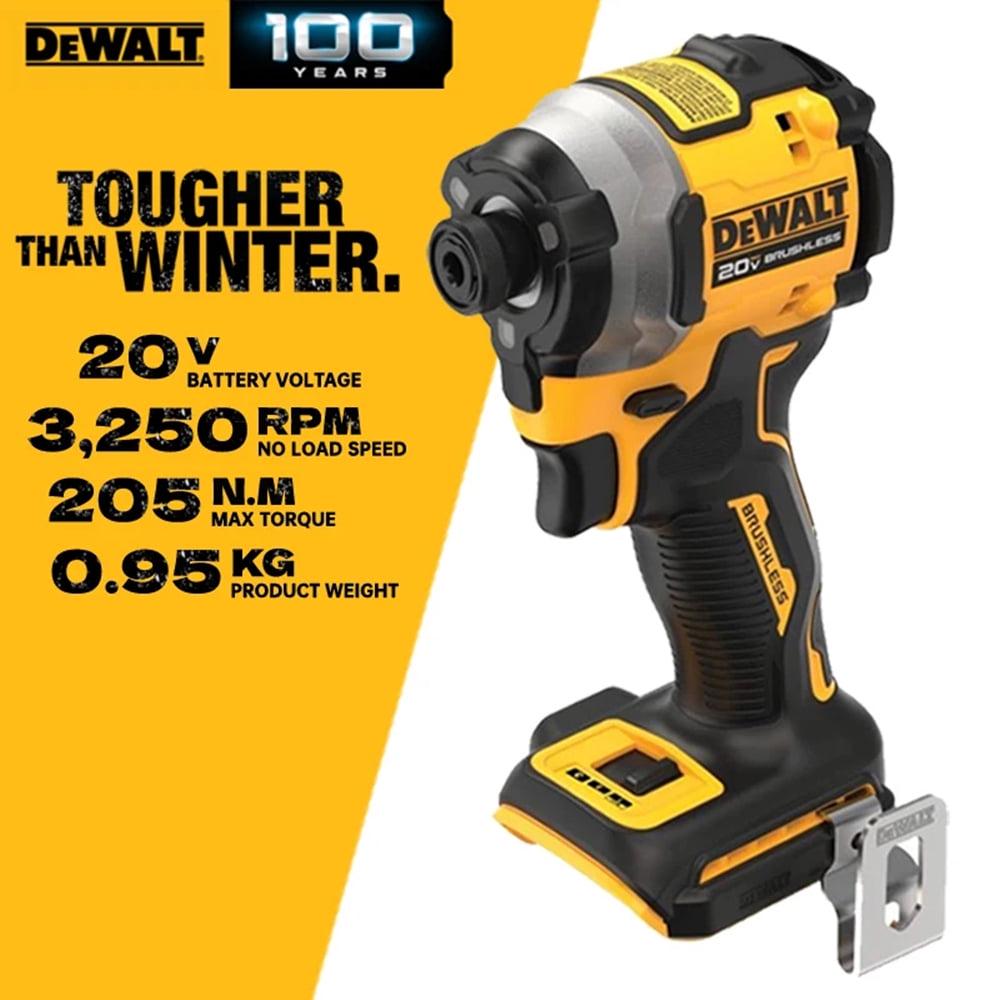 DeWalt® DCF850 20V Max Atomic 1/4" Brushless 3 Speed Impact Driver (Tool Only )