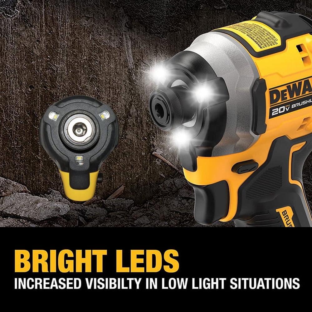 DeWalt® DCF850 20V Max Atomic 1/4" Brushless 3 Speed Impact Driver (Tool Only ) - Image 4