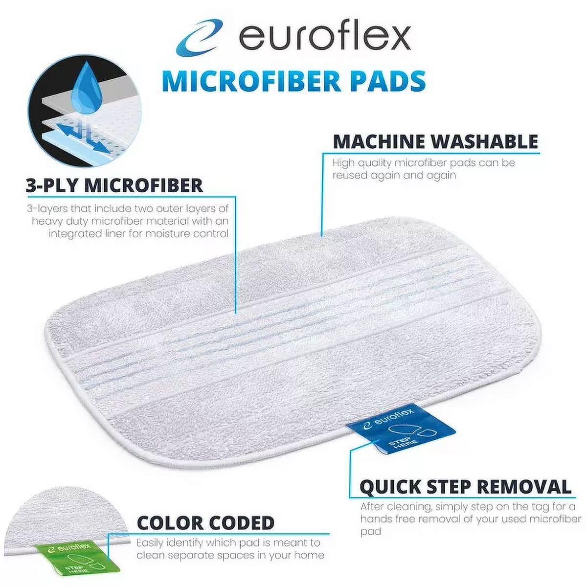 Euroflex Vapour Steam Mop with Deluxe Pad Set (M2R-3CP) - Image 3