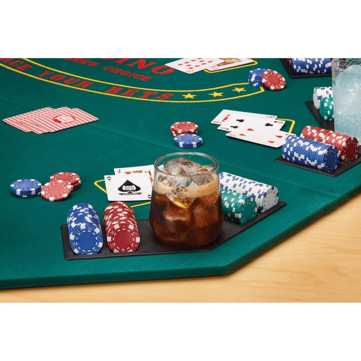Fat Cat Poker, Blackjack, Texas Hold'Em Portable Table Top, 8 Players - Image 5