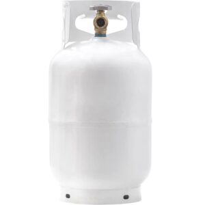 Flame King 10LB Empty Steel Propane Tank LP Cylinder w/ Type1 OPD Valve, for Grills & BBQs