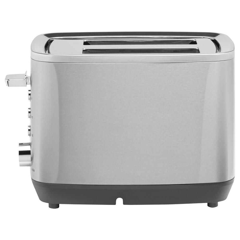 GE 2-Slice Toaster with Extra Wide Slots and Removeable Crumb Tray, Stainless Steel - Image 6