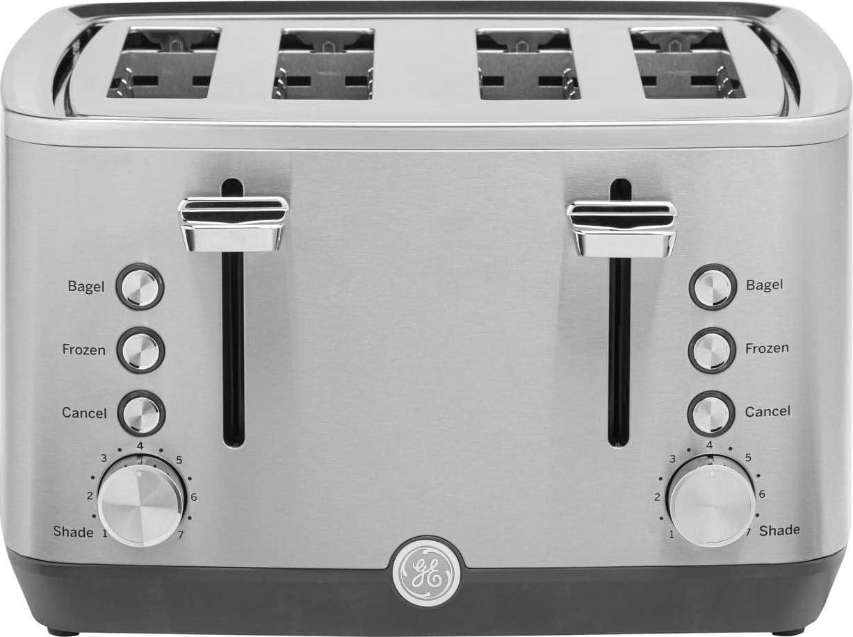 General Electric 4-Slice Toaster, Stainless Steel with Removable Tray