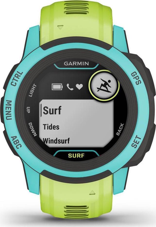 Garmin Instinct 2S, Surf-Edition, Smaller-Sized GPS Outdoor Watch, Surfing Features, Multi-GNSS Support, Trackback Routing, Waikiki - Image 3