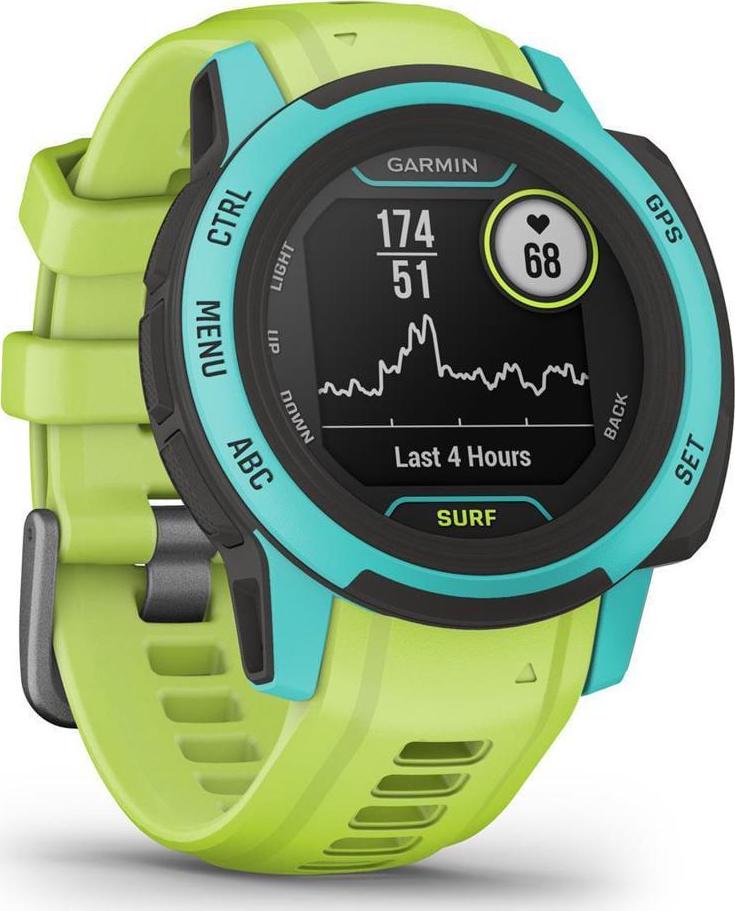 Garmin Instinct 2S, Surf-Edition, Smaller-Sized GPS Outdoor Watch, Surfing Features, Multi-GNSS Support, Trackback Routing, Waikiki - Image 4