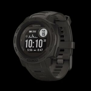 Garmin Instinct Solar Smart Watch, Graphite