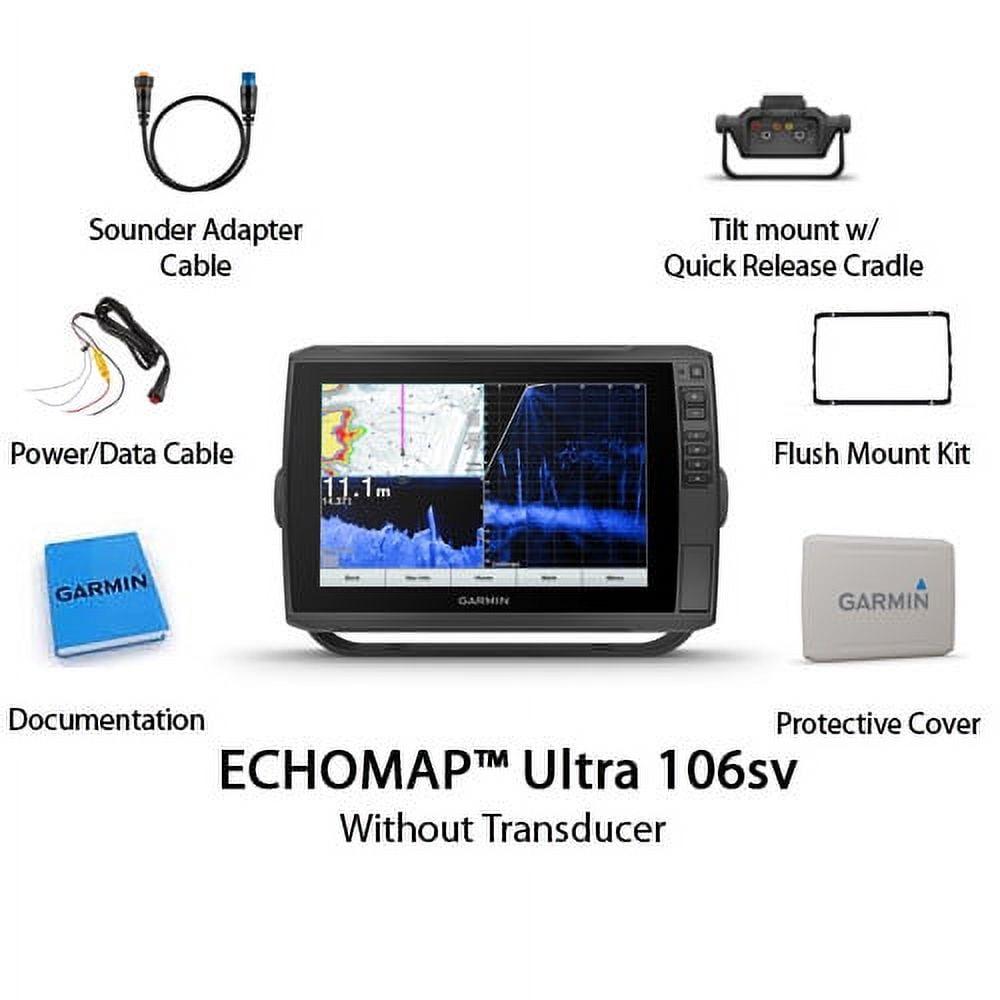 Garmin echoMAP Ultra 106sv 10 Inch Touchscreen Chartplotter/Fishfinder Combo - Image 3