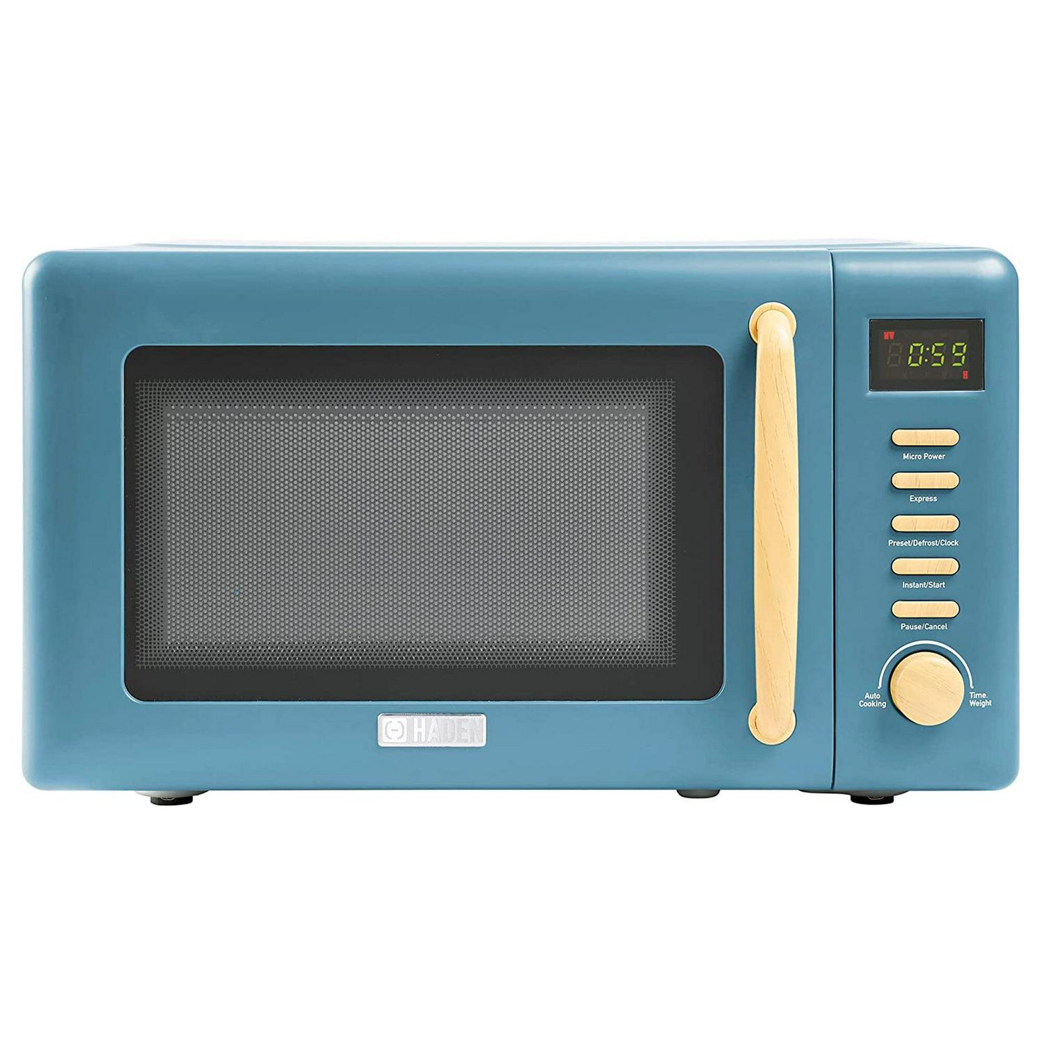 Haden Dorchester 0.7 Cu Ft Compact Countertop Microwave, Stone Blue - Image 2