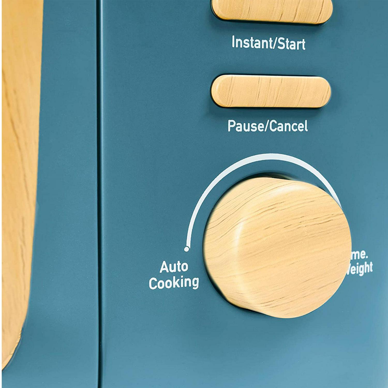 Haden Dorchester 0.7 Cu Ft Compact Countertop Microwave, Stone Blue - Image 4