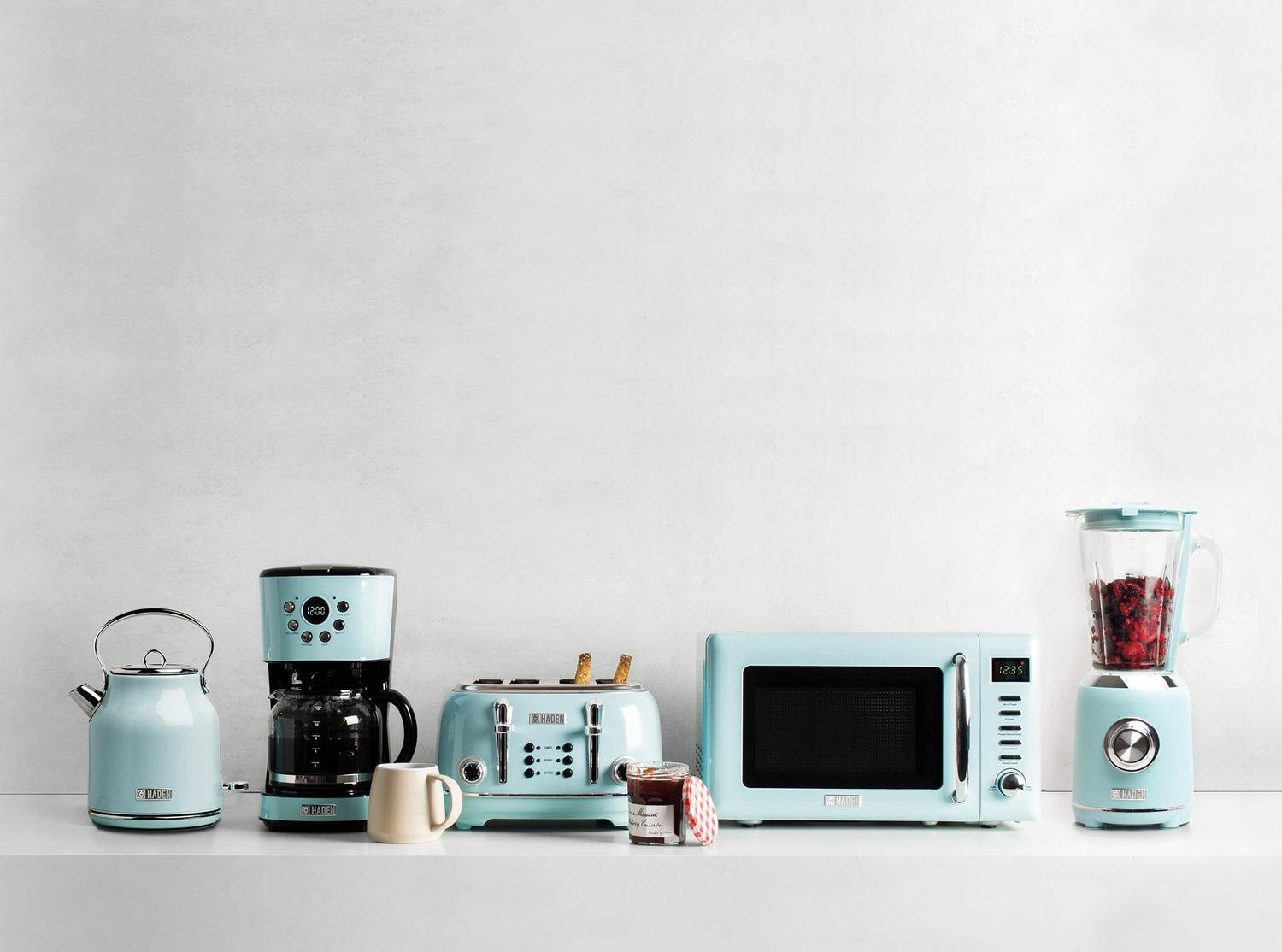 Haden Heritage 1.7 Liter Stainless Steel Electric Tea Kettle, Turquoise - 75004 - Image 9