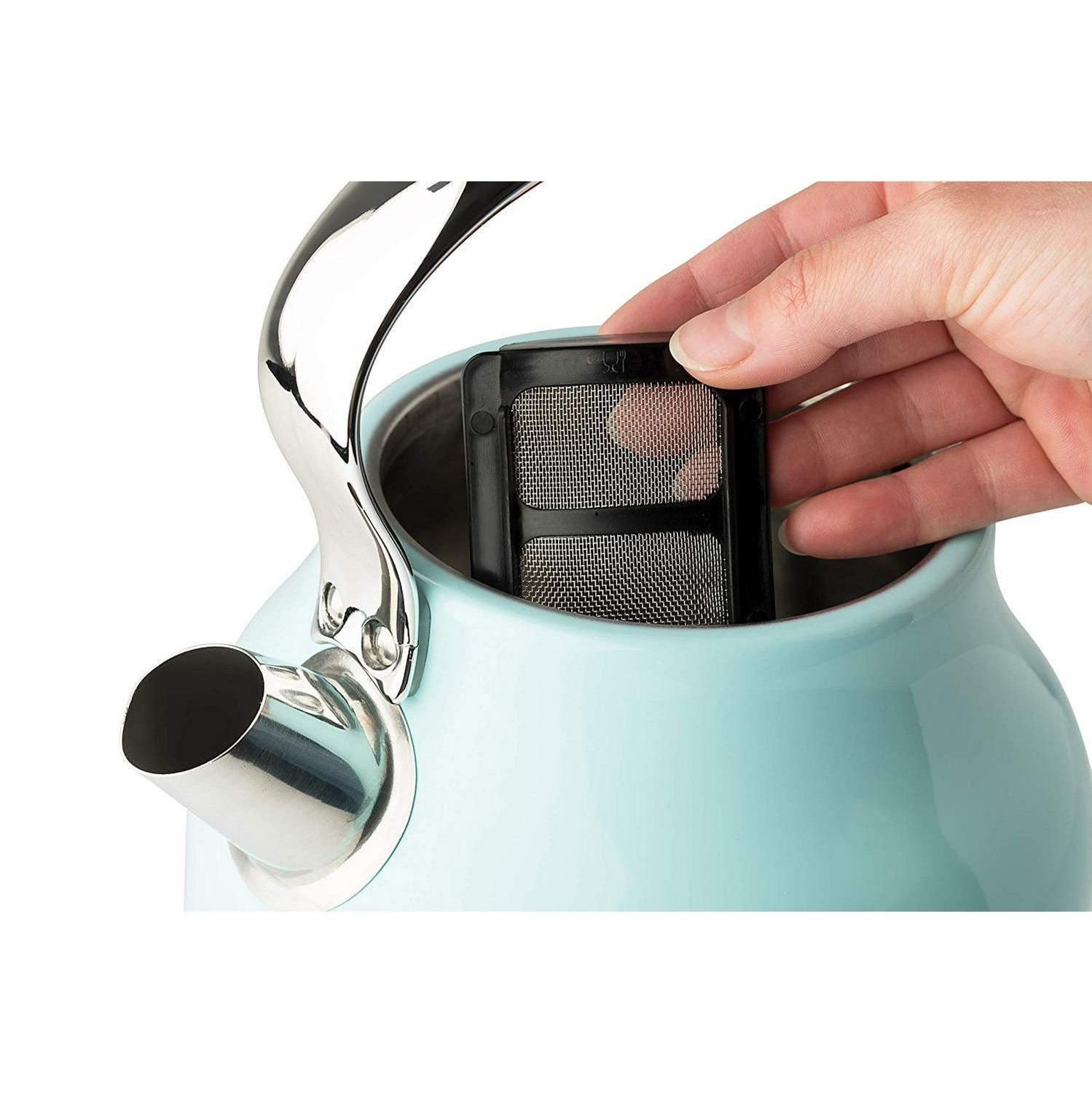 Haden Heritage 1.7 Liter Stainless Steel Electric Tea Kettle, Turquoise - 75004 - Image 8