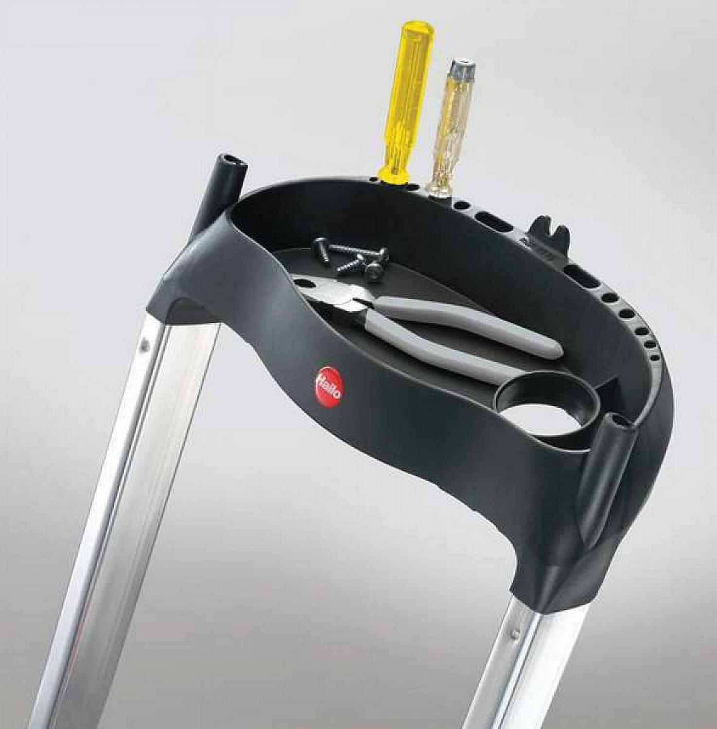 Hailo 5 ft 1 in Aluminum Platform Stepladder, 330 lb Capacity 8160-507 - Image 2