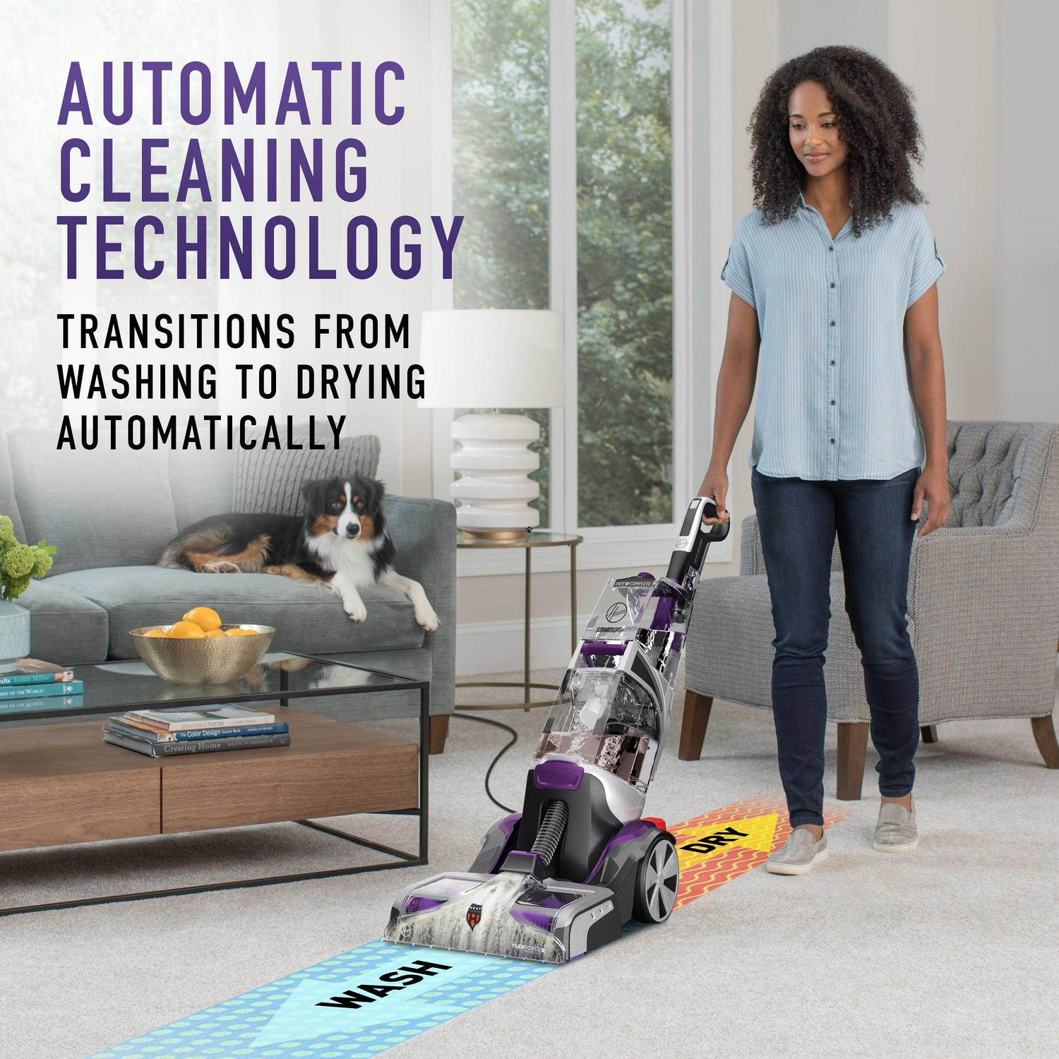 Hoover SmartWash Pet Complete Automatic Carpet Cleaner, FH53000 - Image 3