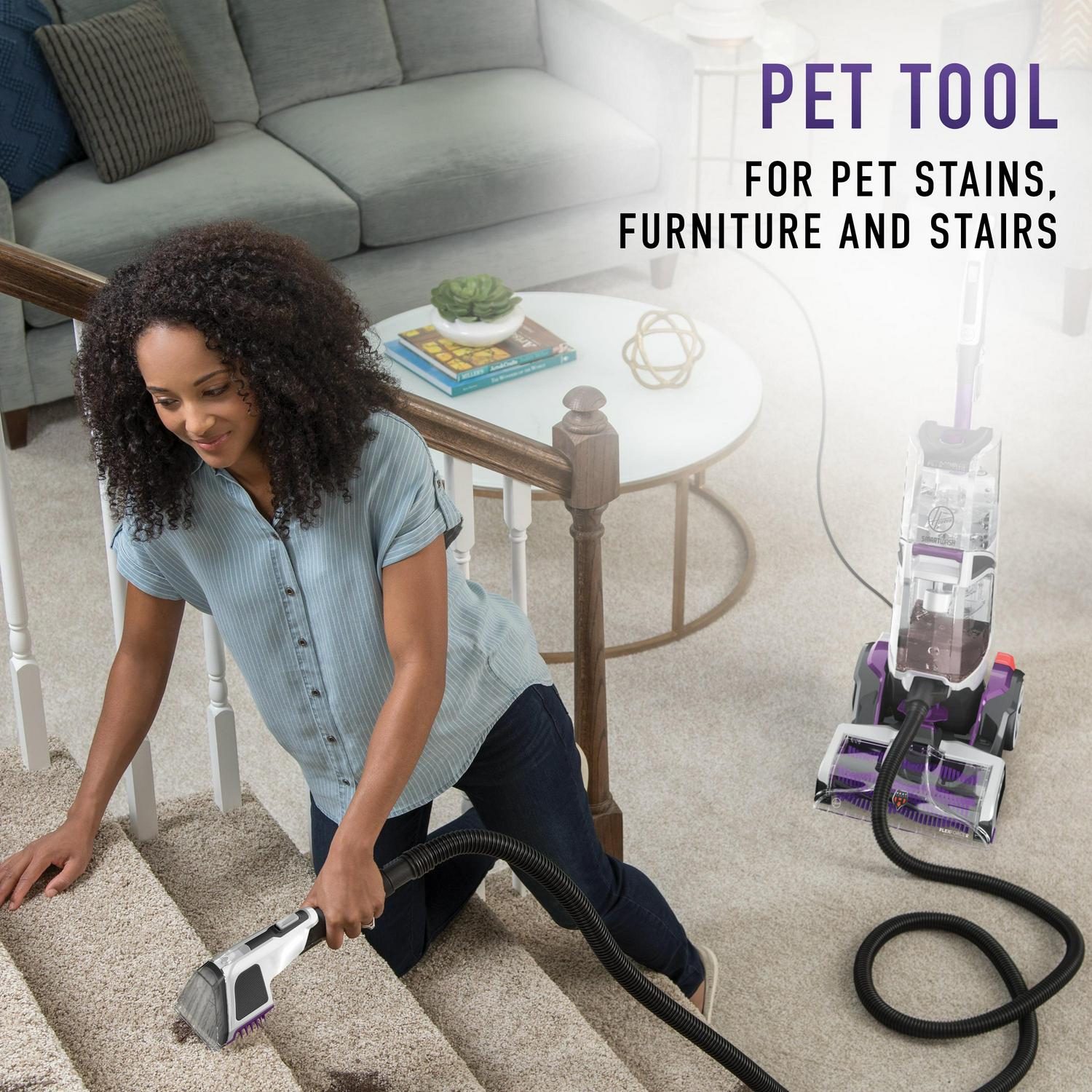 Hoover SmartWash Pet Complete Automatic Carpet Cleaner, FH53000 - Image 2
