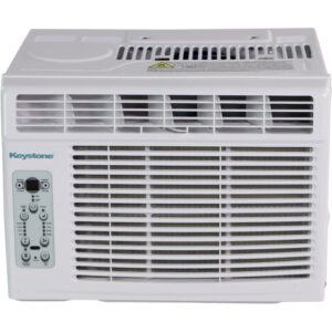 Keystone 6,000 BTU 115-V 250 Sq. Ft. Window Air Conditioner, White, KSTAW06CE