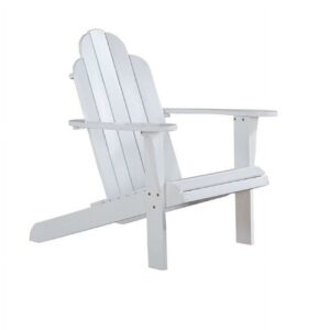 Linon Home D-cor White Adirondack Chair - White