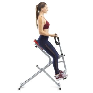 Marcy Fitness Squat Rider Machine Bench, Black, Steel Frame, 28 lb