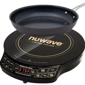 NuWave 10.5" Induction Cooktop in Gold with Single Burner