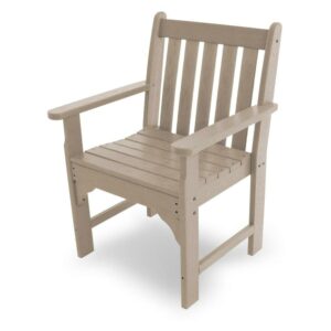 POLYWOOD® Vineyard Garden Arm Chair in Sand