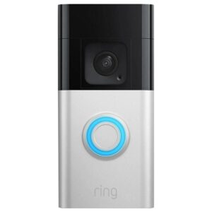 Restored Ring_Video Battery Doorbell Plus, 2023 Release, Head-to-Toe HD+ Video, Alexa, Security, 6 in (Refurbished)