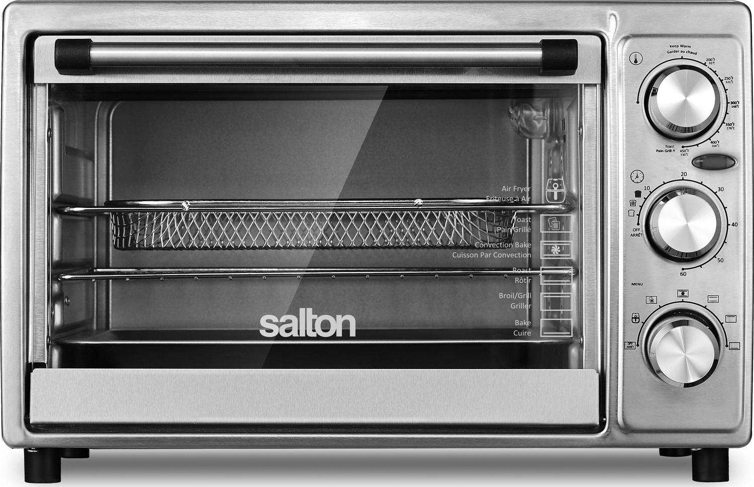 Salton Stainless Steel Air Fryer Toaster Oven