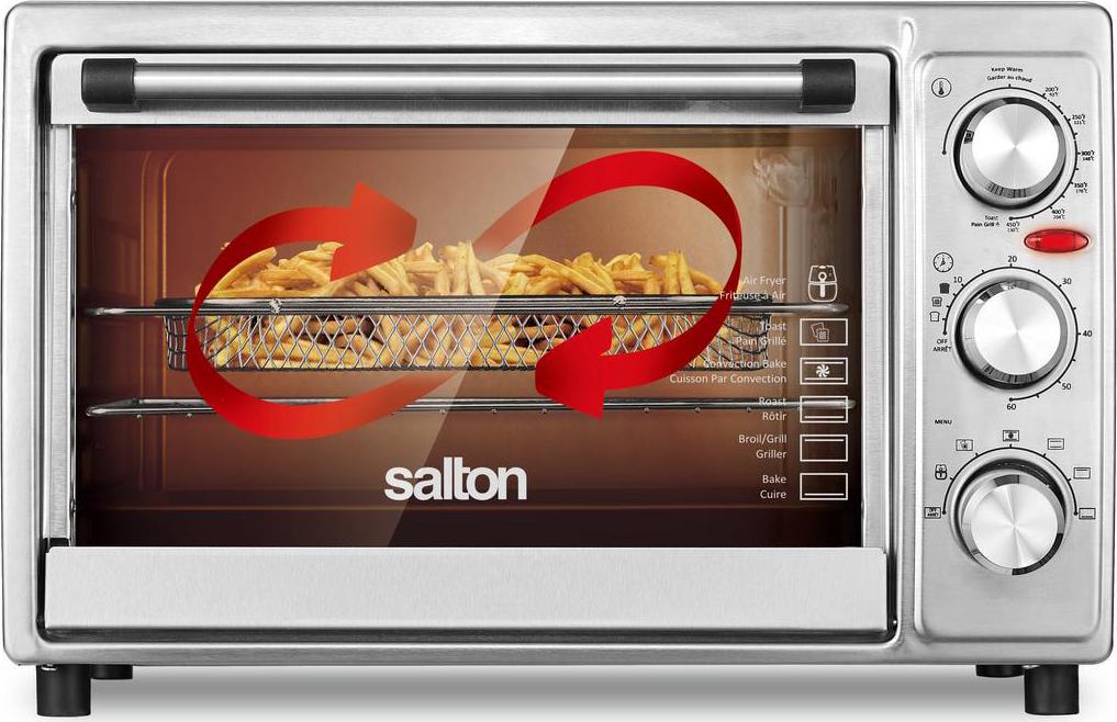 Salton Stainless Steel Air Fryer Toaster Oven - Image 2