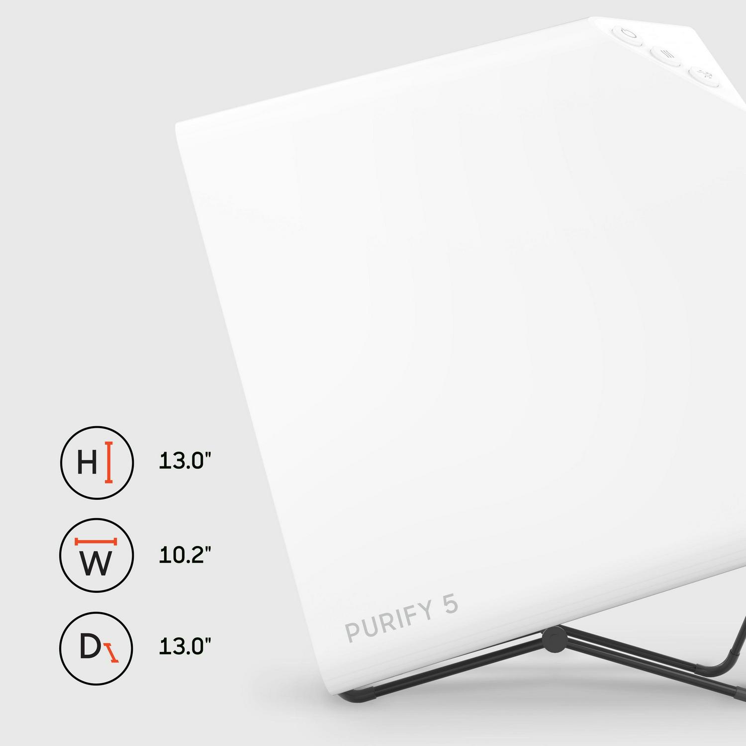 Sharper Image True HEPA Air Purifier, Covers up to 95 Sq. feet, White (New) - Image 6