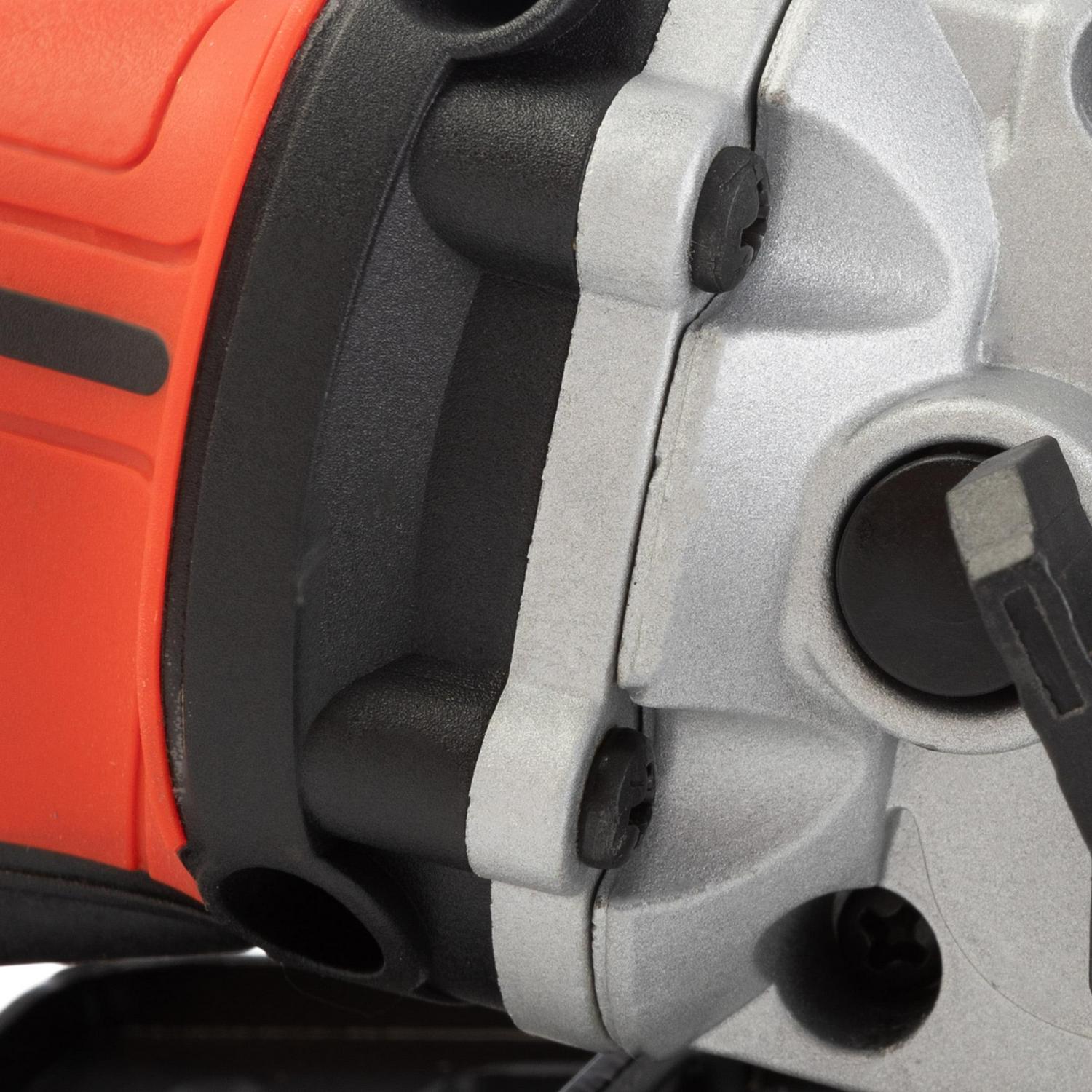 Stalwart 5.8 Amp 4-1/2 Inch Mini Circular Saw with 6 Blades and Laser Guide - Image 2