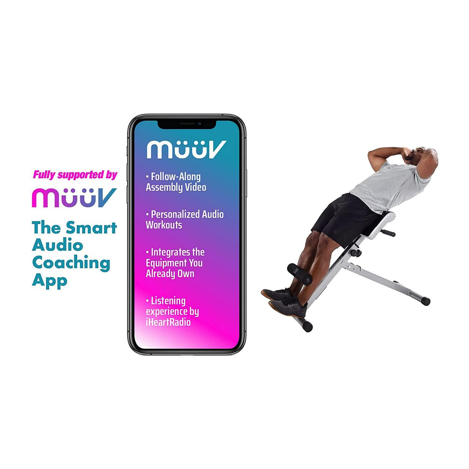 Stamina Products Adjustable Hyperextension Padded Fitness Exercise Bench - Image 5