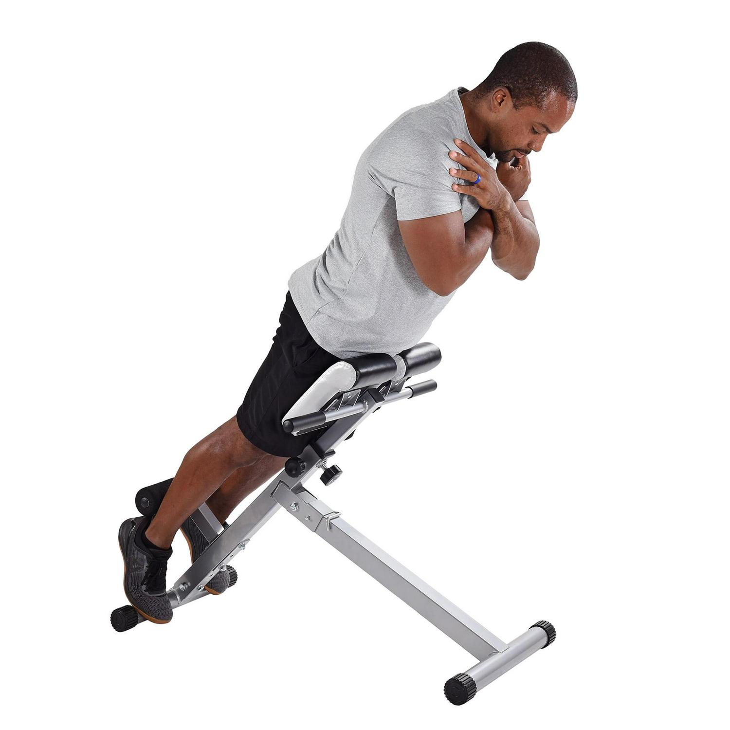 Stamina Products Adjustable Hyperextension Padded Fitness Exercise Bench - Image 8