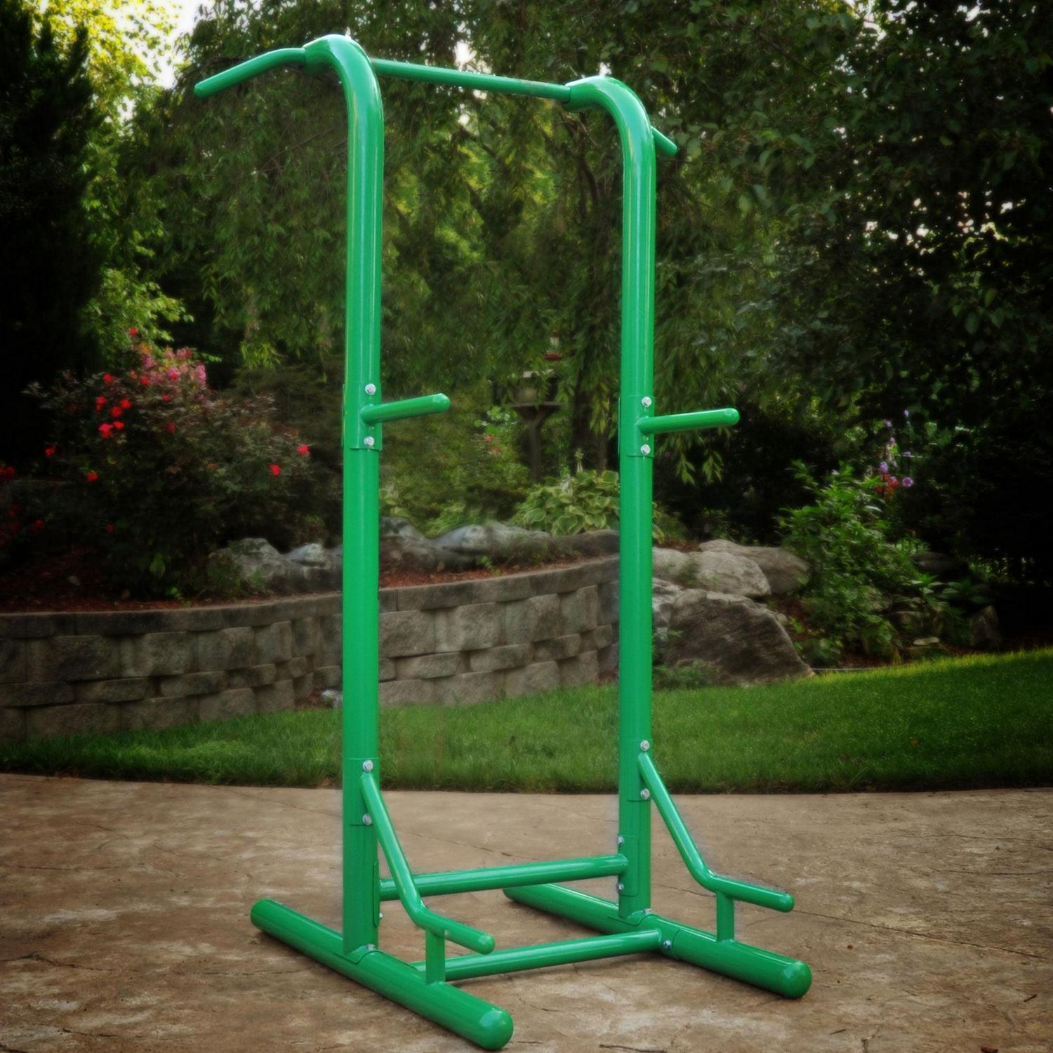 Stamina Products Outdoor Fitness Strength Training Power Tower, Green - Image 2
