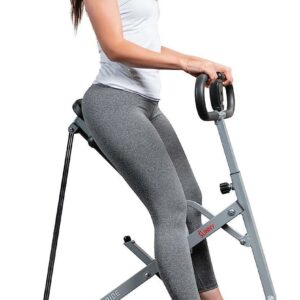 Sunny Health & Fitness Row-N-Ride Rowing Machine, Silver