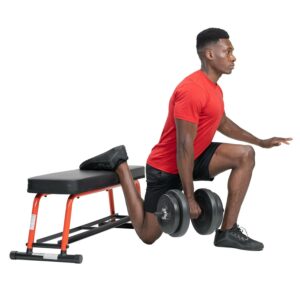 Sunny Health & Fitness Power Zone Strength Flat Bench - SF-BH6996