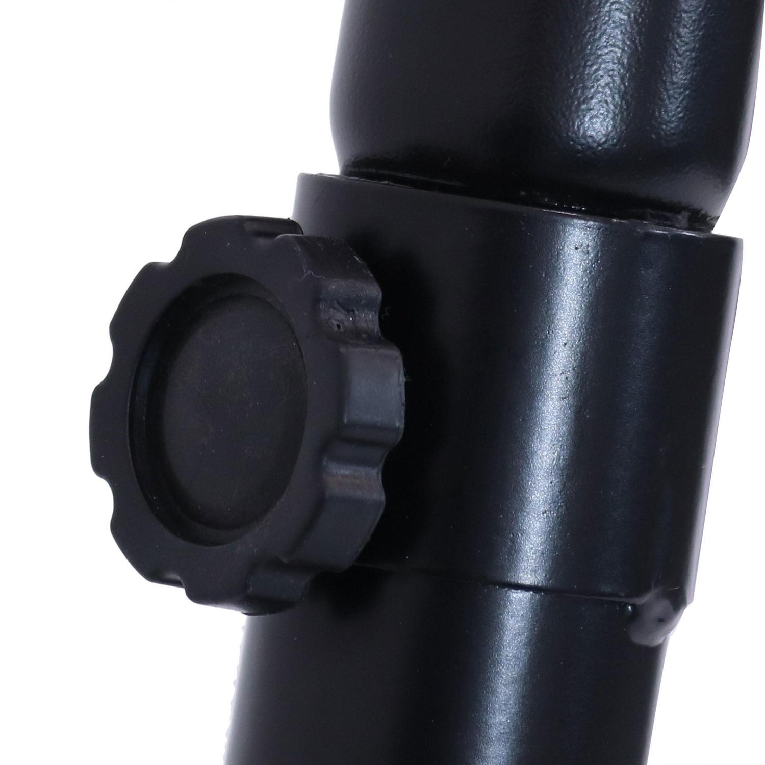 Sunnydaze 250 lb Capacity Powder-Coated Steel X-Base Hammock Chair Stand - Black - Image 7