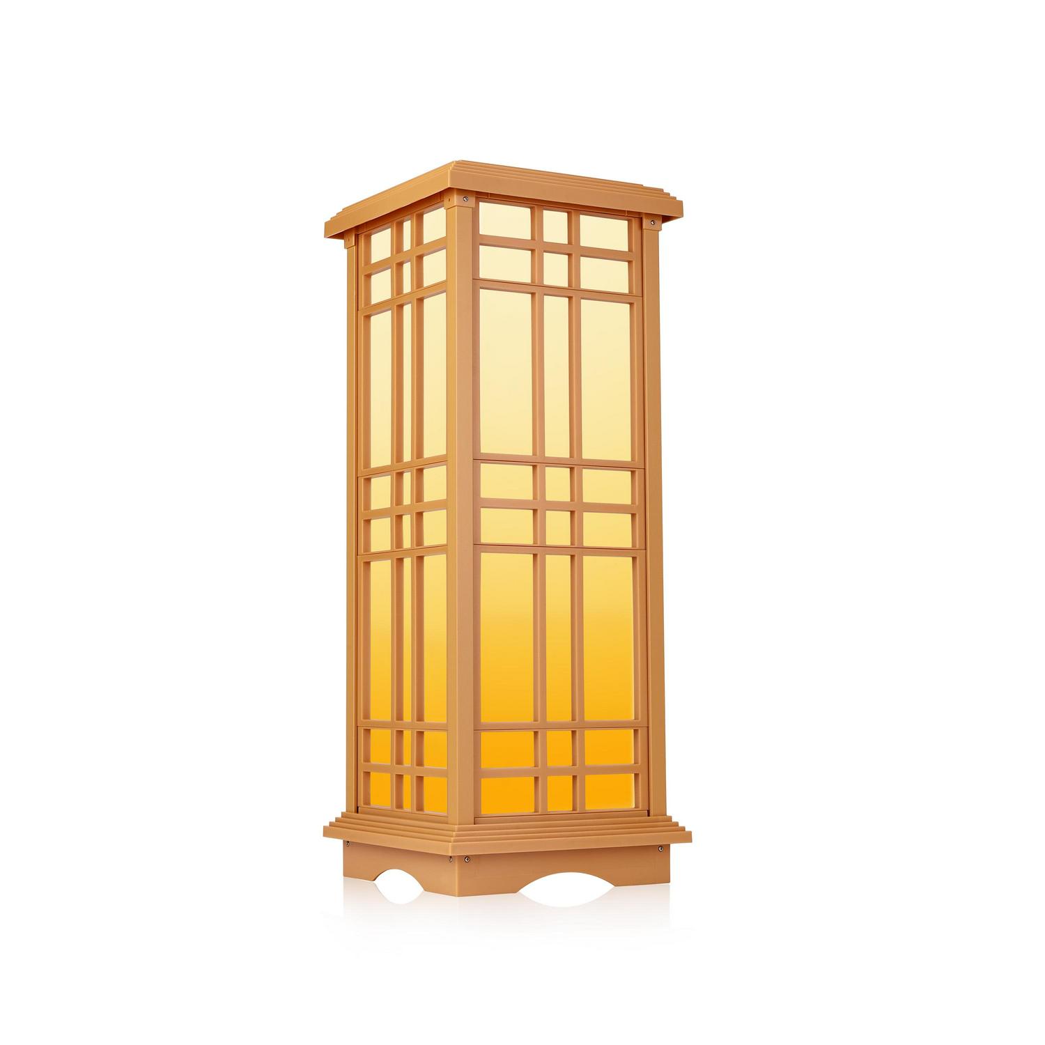 Techko Solar Zen Lantern – Amber or White Light (24.5"high) - Image 2