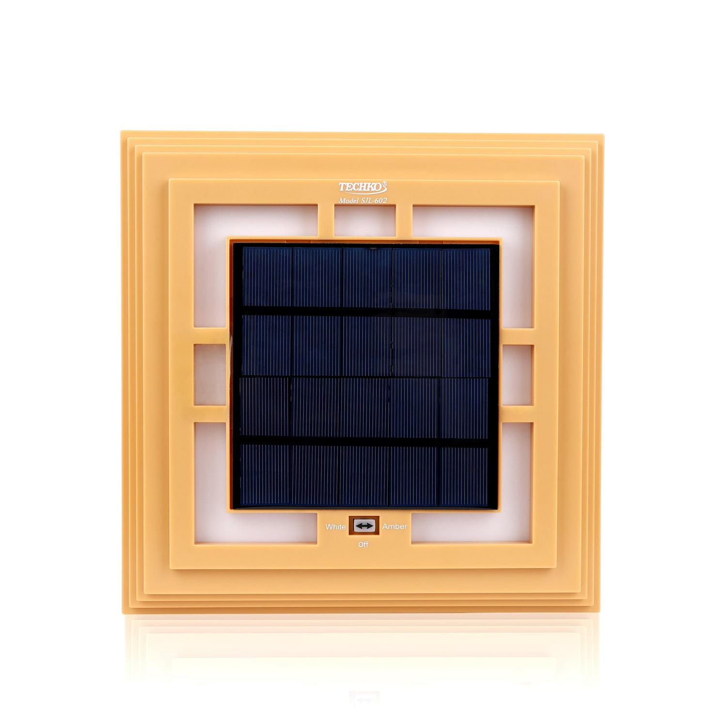 Techko Solar Zen Lantern – Amber or White Light (24.5"high) - Image 5