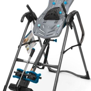 Teeter FitSpine X3 Inversion Table w/ Accessories for Back Pain Relief, Deluxe Easy-Reach Ankle Lock, FDA Registered, UL Safety Certified, 300 lb Capacity, Designed & Patented in USA