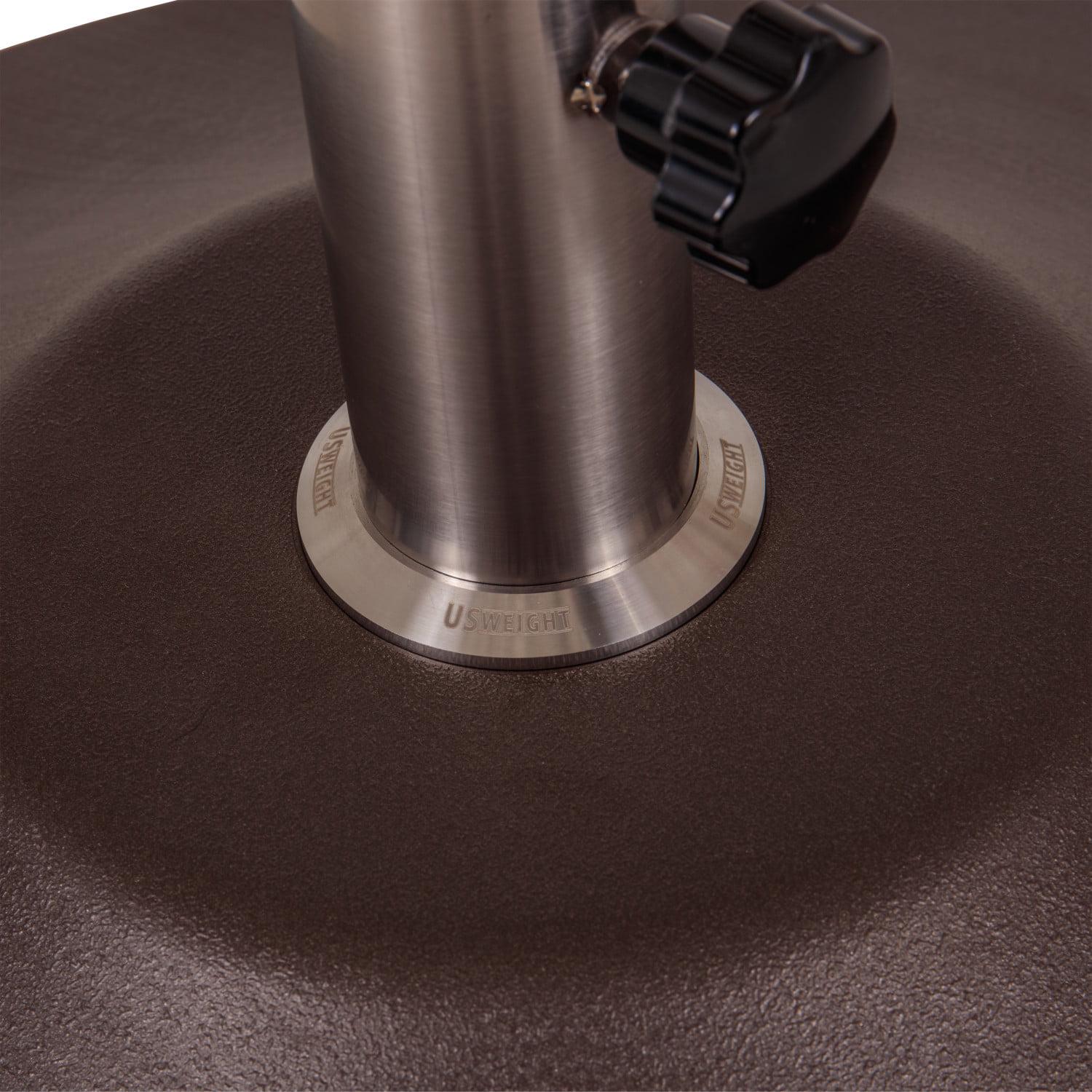 US Weight Fillable Heavy-Duty Free Standing Umbrella Base - Bronze - Image 3