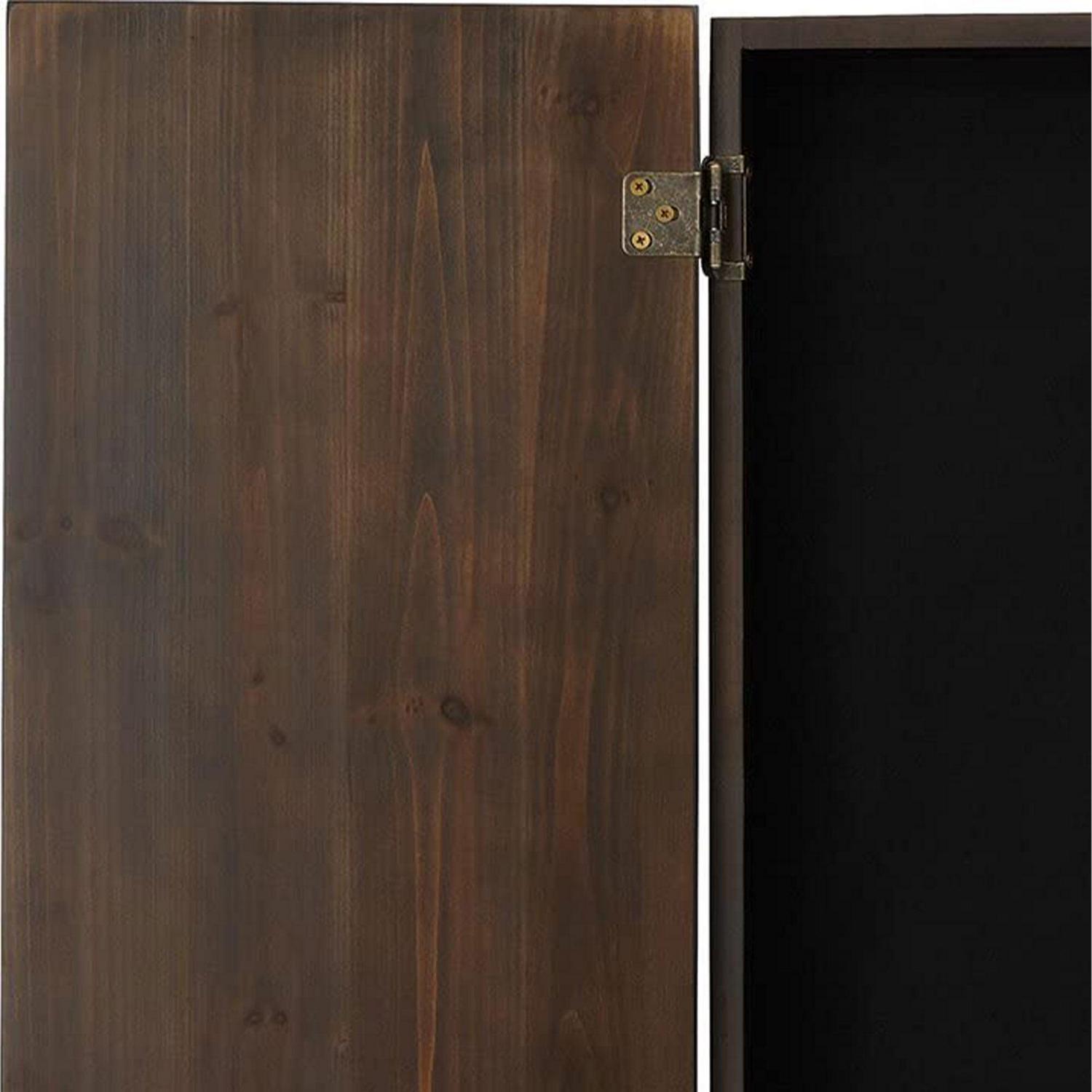 Viper Classic Metropolitan Soft Tip Solid Wood Dartboard Cabinet, Espresso - Image 4