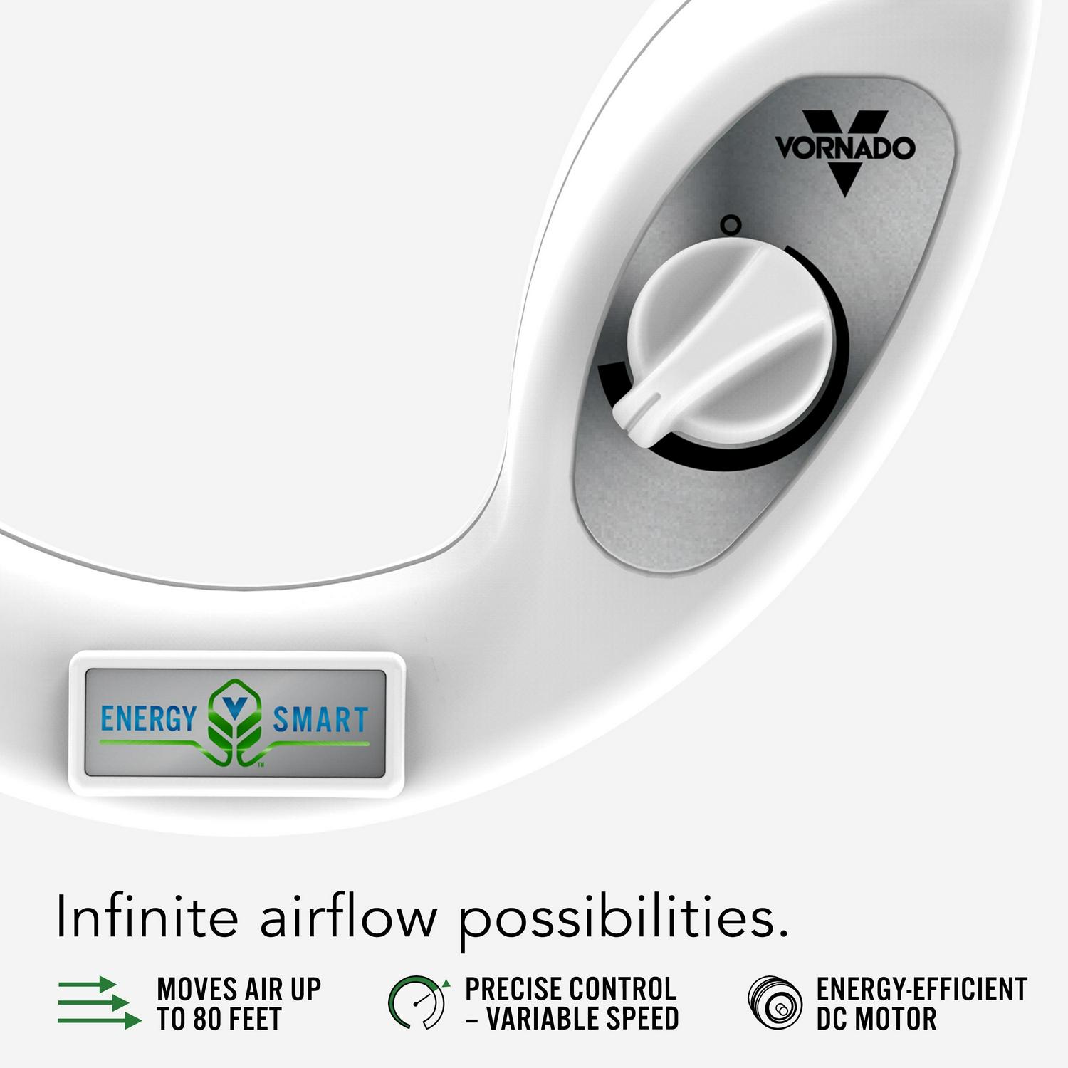 Vornado 610DC Energy Smart Air Circulator Fan with Variable Speed Control, DC Motor, Adjustable Head, Quiet Fan for Bedroom, Office, Home - Image 2